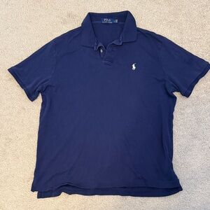 LAST CALL Polo by Ralph Lauren Men's Classic Navy Polo Shirt size large